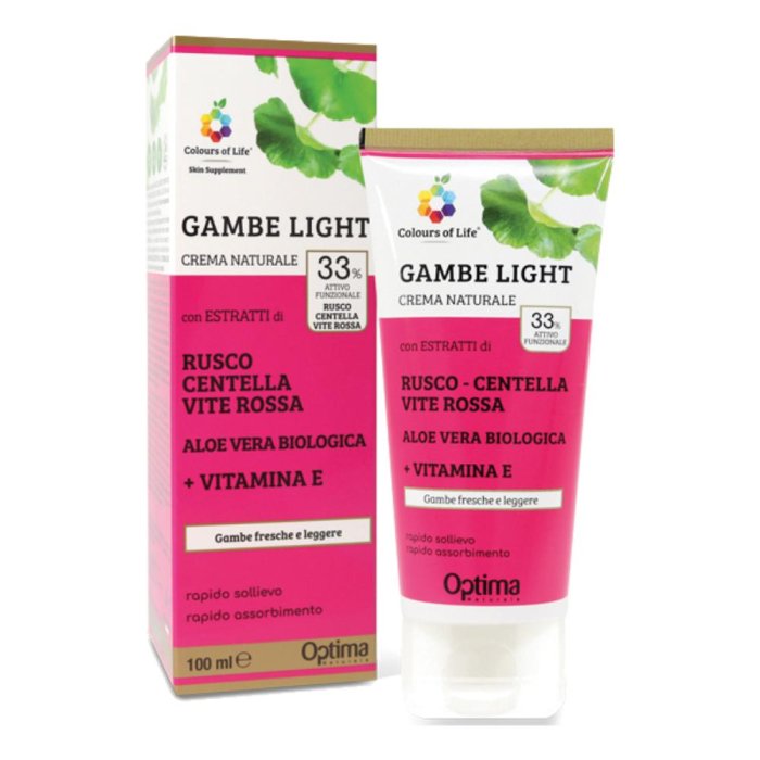 Gambe Light crema Colours 100 ml crema gambe leggere drenante e defaticante