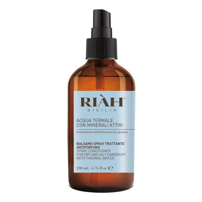 Riah Acqua Termale balsamo spray anti-frizz - balsamo spray senza risciacquo