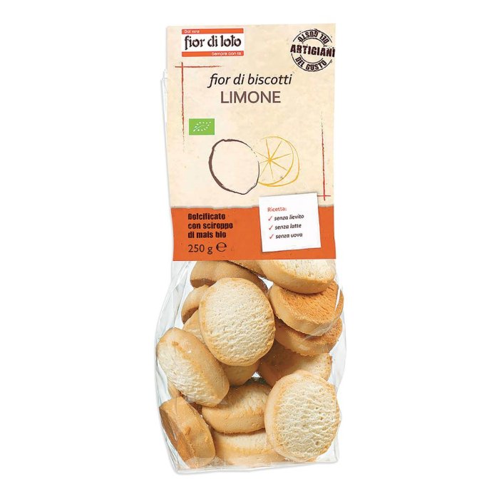 Fior Di Loto Fior Di Biscotti Al Limone Bio 250 g