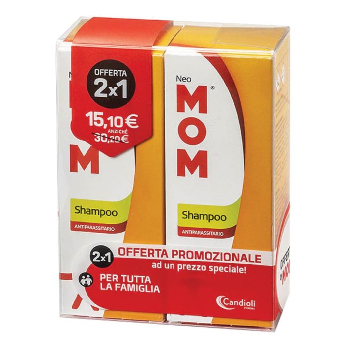 Mom Neo bipack shampoo – shampoo delicato per uso frequente