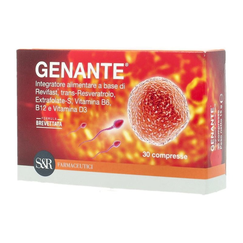 Genante 30 compresse per gravidanza e fertilità per aumentare il concepimento - S&R Farmaceutici