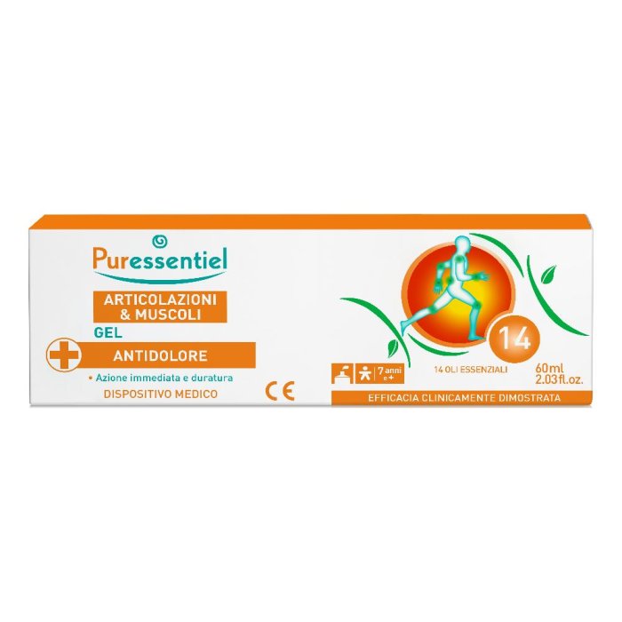 Puressentiel Articolazioni e Muscoli - Gel con 14 Oli Essenziali 60 ml