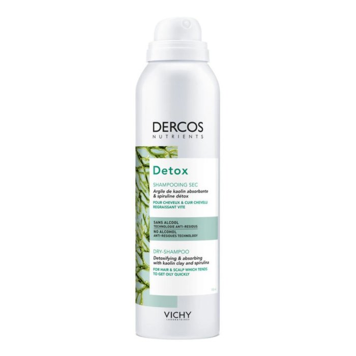 Dercos Innovazione e Bellezza dei Capelli Detox Shampoo Secco Sebo Correcteur Riequilibrante Capelli Grassi 150 ml