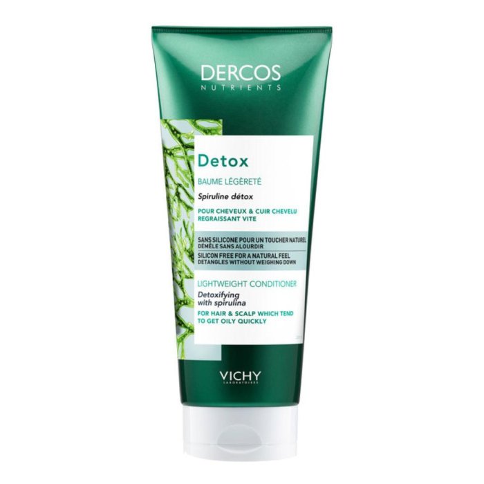 Dercos  Detox Nutrients Balsamo Leggerezza Capelli e Cute Grassa 200 ml