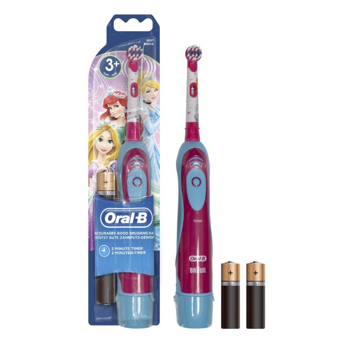 Oral-B Stages Power Spazzolino A Batteria Bambini Principesse O Personaggi Cars Disney