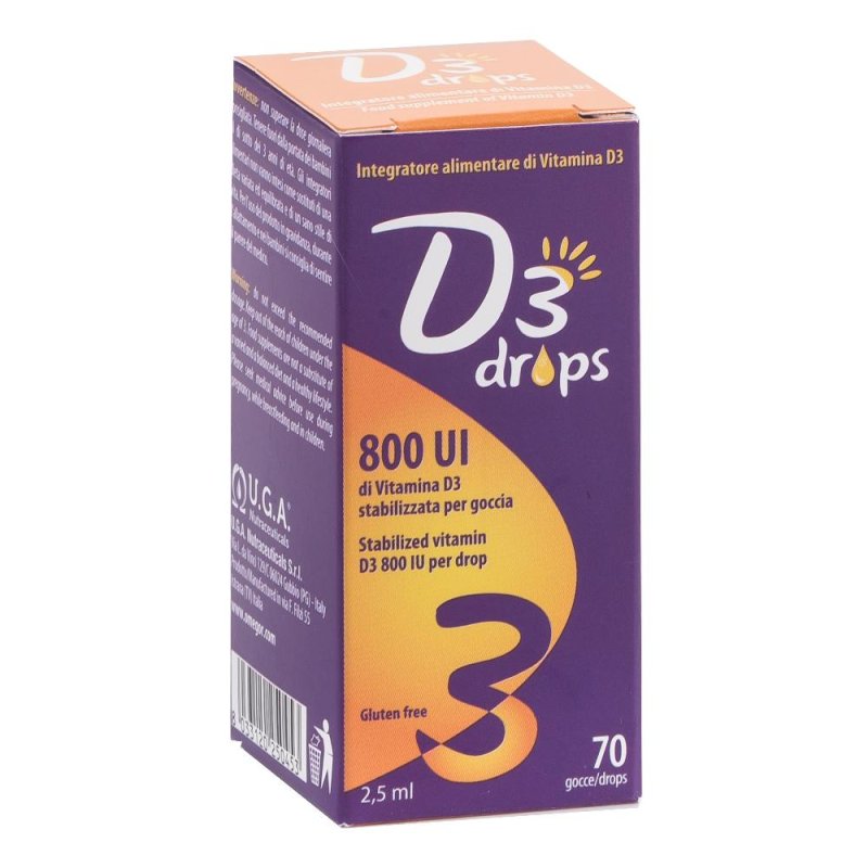 D3 DROPS 800 UI 2,5ML