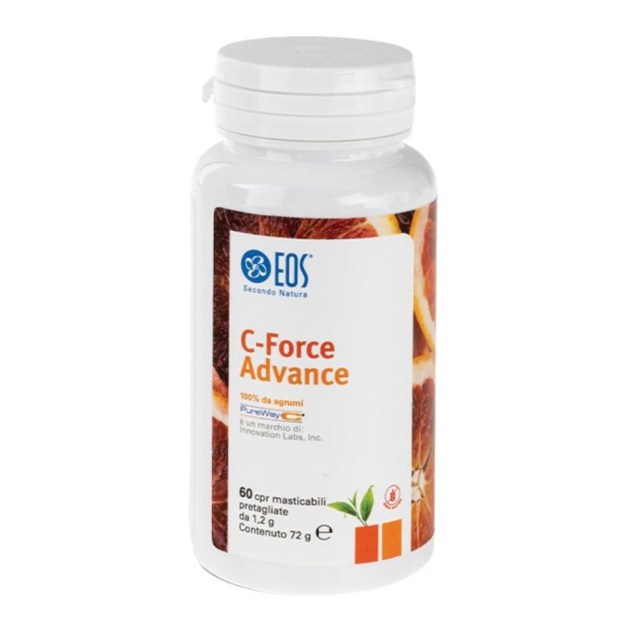 Eos C Force Advance Integratore Vitamina C 60 Compresse Masticabili