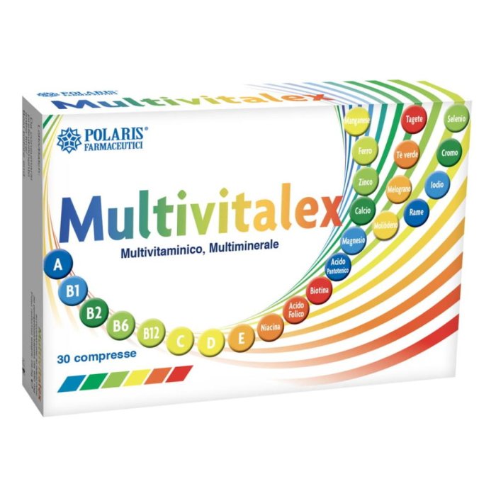 Polaris Multivitalex Integratore Multivitaminico Multiminerale 30 Compresse