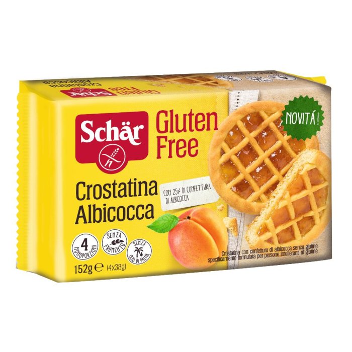 Schar Crostatina Albicocca Senza Glutine 4x38 Grammi