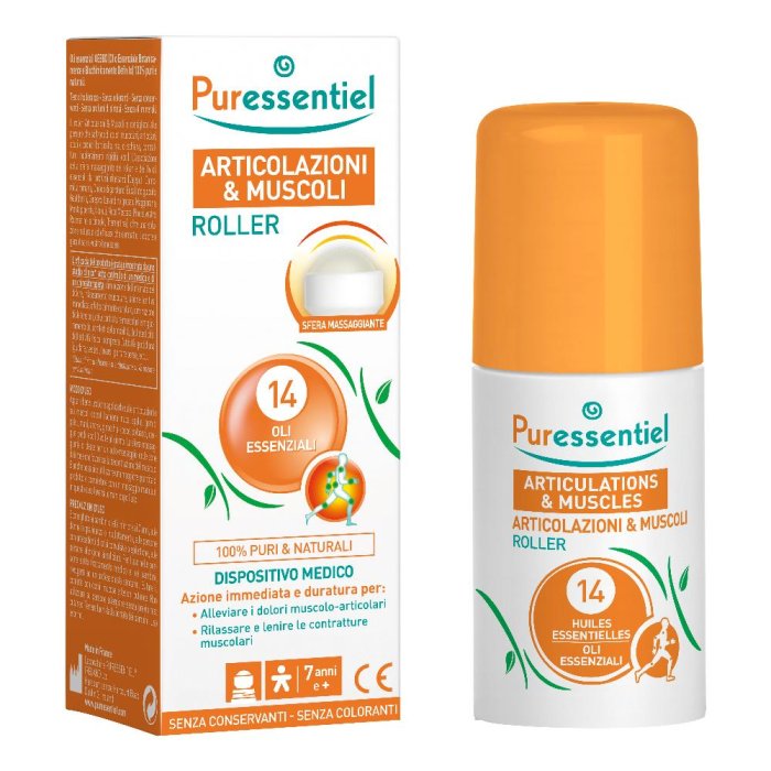 Puressentiel Articolazioni Muscoli - Roller ai 14 Oli Essenziali 75ml