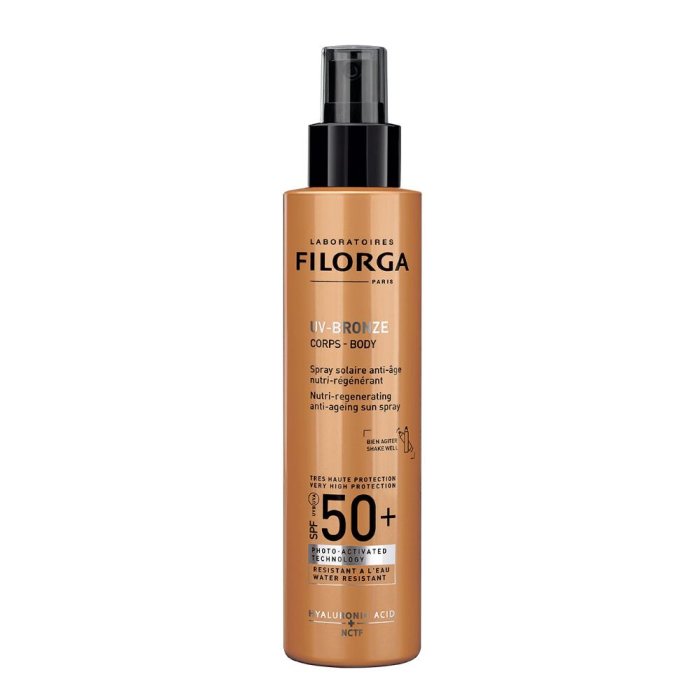 Filorga UV Bronze - Body 30 Olio Solare Anti-Età Acceleratore Abbronzatura,150 ml