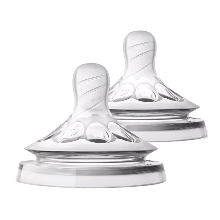 Philips Avent 2 Tettarelle Natural Flusso Lento 2 Fori