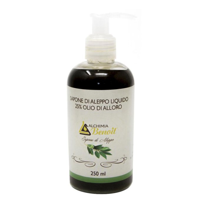 Sapone di Aleppo Benoit 250 ml - detergente corpo liquido al sapone di Aleppo