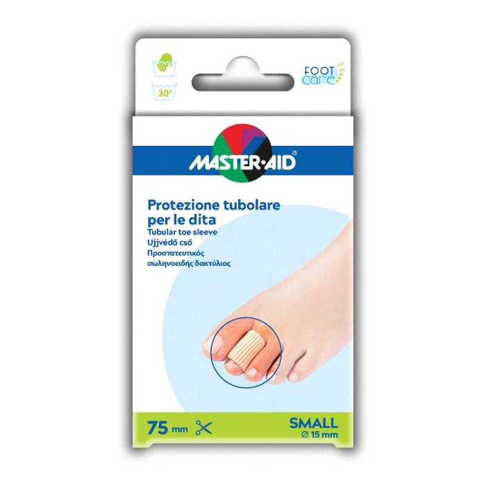 Master-Aid Foot Care - Protezione Tubolare in Gel per Dita Taglia S 2protezioni