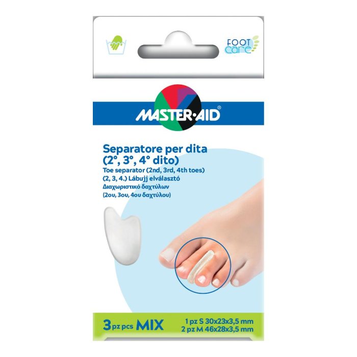 Master-Aid Foot Care - Separatore Dita in Gel 3 sepatatori