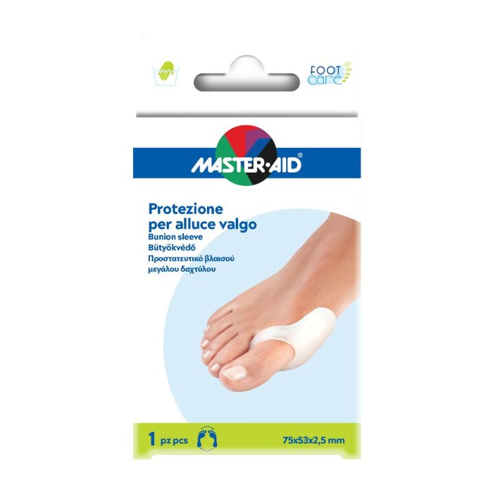 Master-Aid Protezione Alluce Valgo in Tessuto e Gel 1 Pezzo