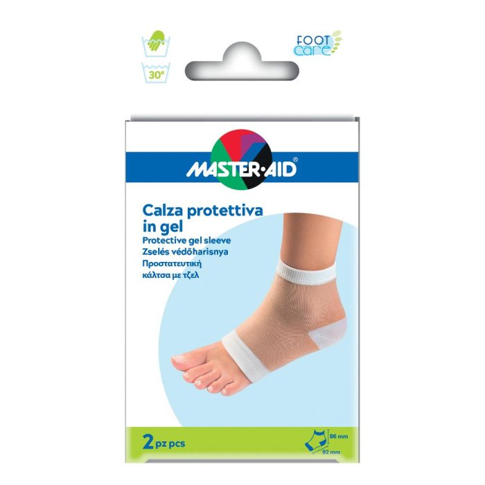 Master-Aid Foot Care - Calza Protettiva in Tessuto + Gel 2 calze