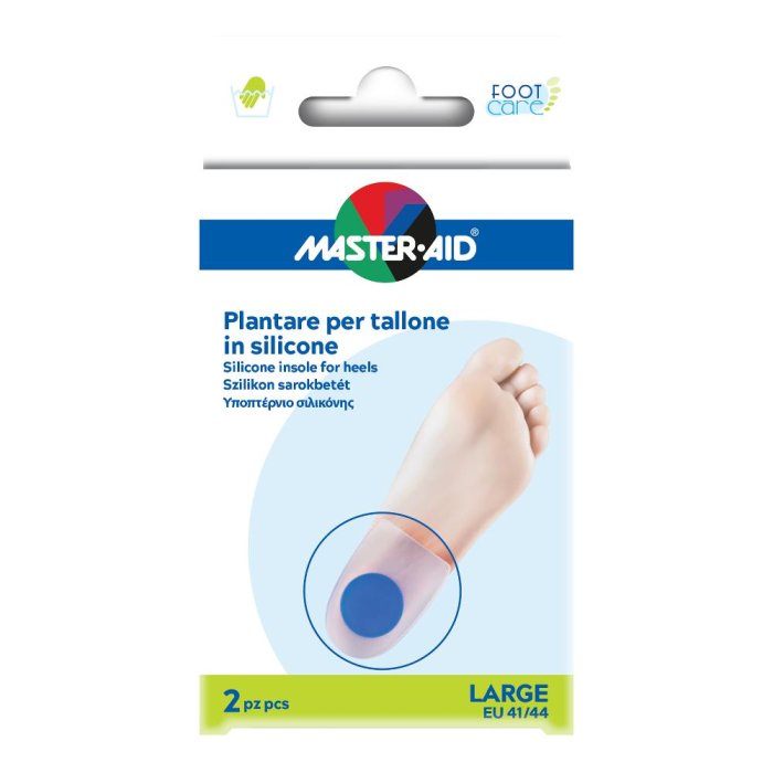 Master-Aid Foot Care - Plantare per Tallone in Silicone Taglia L 2plantari