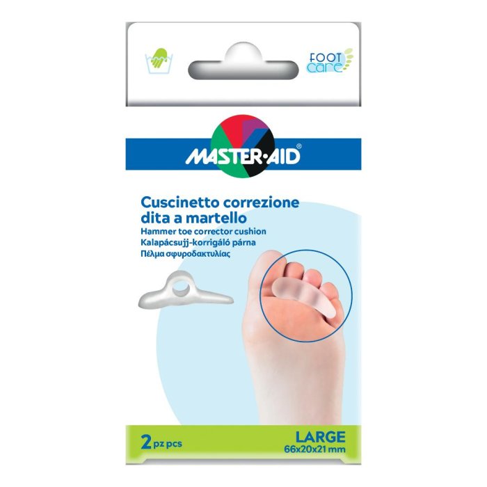Master-Aid Foot Care - Cuscinetto per Dita a Martello Taglia L 1paio