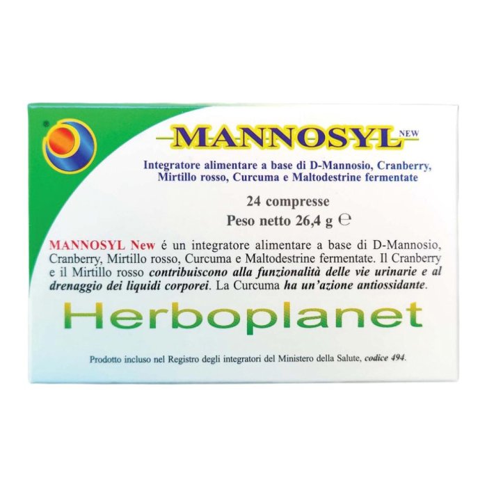 Herboplanet Mannosyl Integratore Alimentare 24 Compresse
