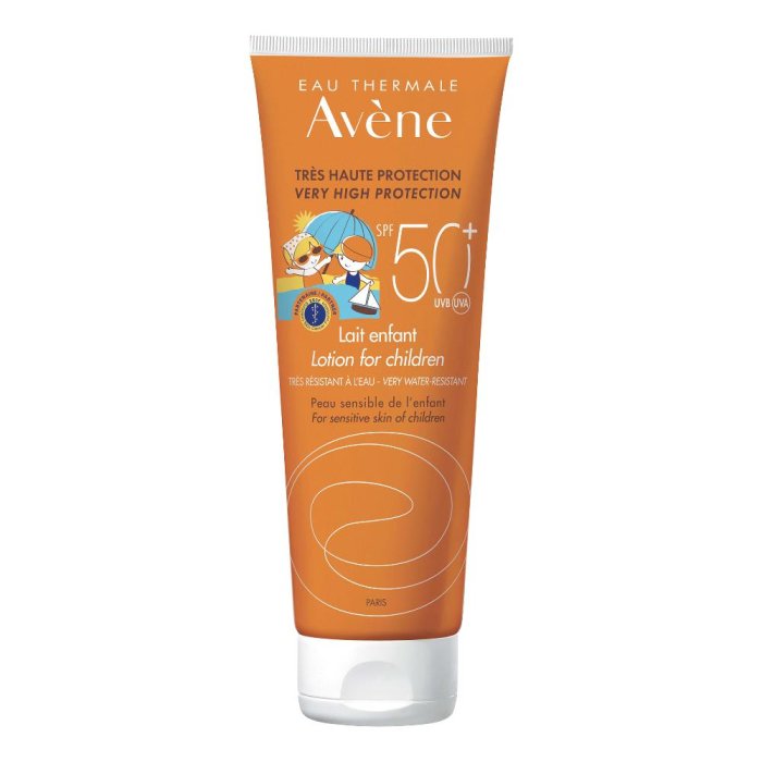 Avene Latte Bambino SPF 50+ 250 ml - protezione solare alta per la pelle sensibile dei più piccoli