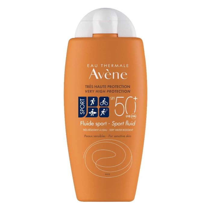 Eau Thermale Avene Protezione Solare Molto Alta Fluido Sport SPF 50+ 100ml