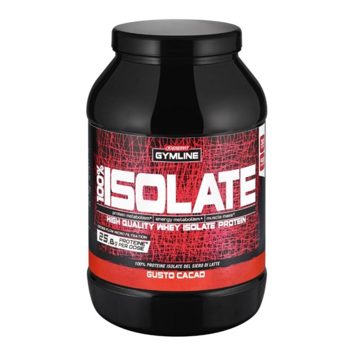 Enervit Gymline 100% Whey Isolate Protein Cacao 900 Grammi