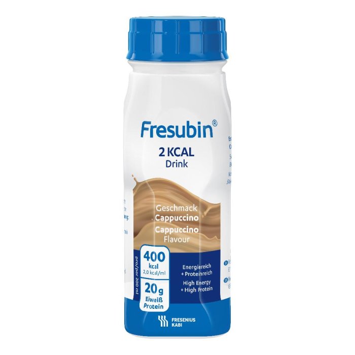 Fresubin 2 Kcal drink gusto cappuccino - alimento completo ipercalorico da bere