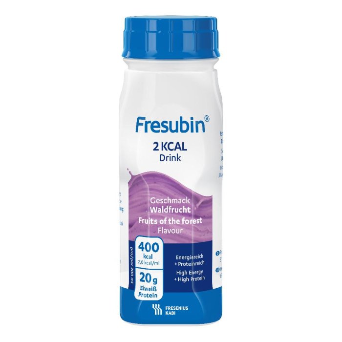 Fresubin 2 Kcal Drink Integratore Nutrizionale Orale Ipercalorico e Iperproteico 4 Flaconi da 200 ml