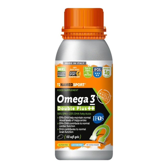 NamedSport Omega 3 Double Plus++ Integratore di Omega 3 60 Capsule