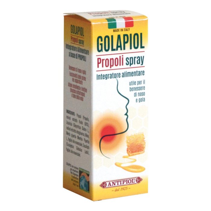 Antipiol Golapiol - Propoli Spray Integratore Alimentare 15ml