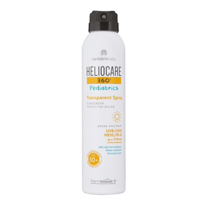 Heliocare 360 °  Pediatrics Transparent Spray SPF50+ Solare Corpo Bambini 200 ml