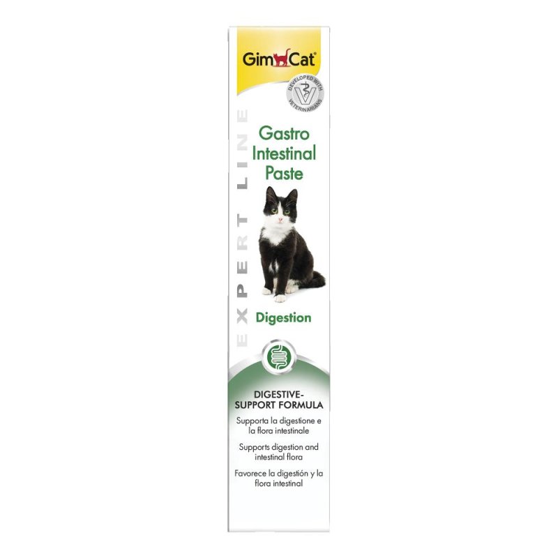 GimCat Pasta Gastrointestinal - pasta funzionale per gatti per supporto digestivo e flora intestinale
