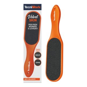 Raspa Velvet Skin arancio - raspa piedi professionale per calli e duroni