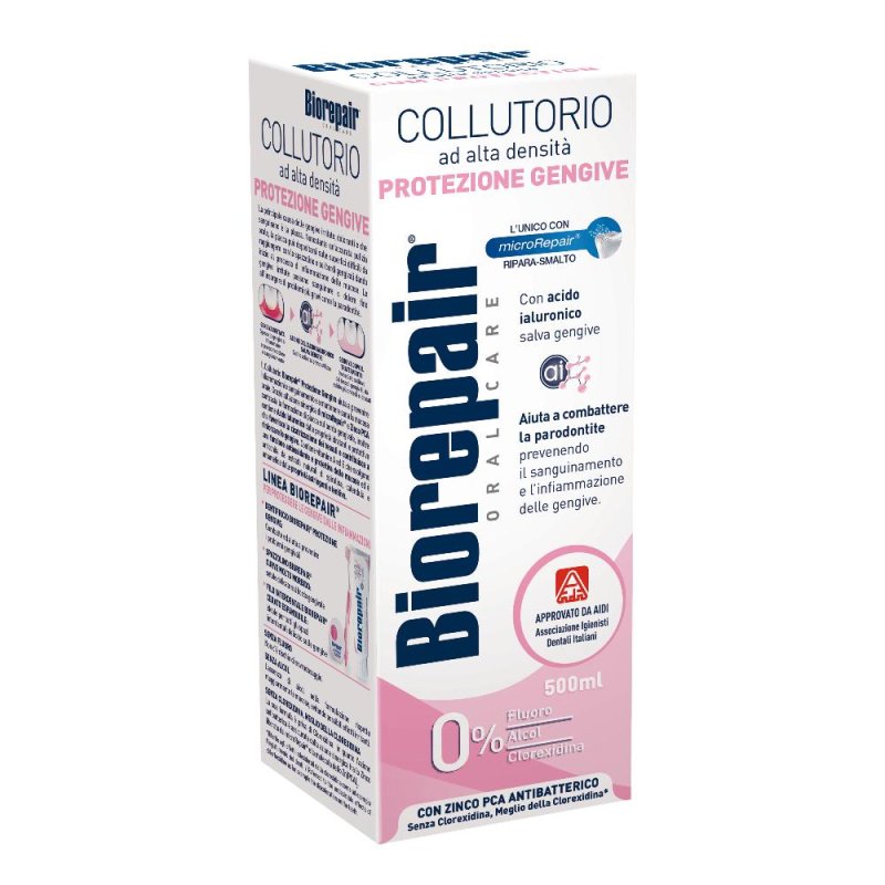 Biorepair Igiene Orale Quotidiana Collutorio con MIcrorepair Protezione Gengive 500 ml