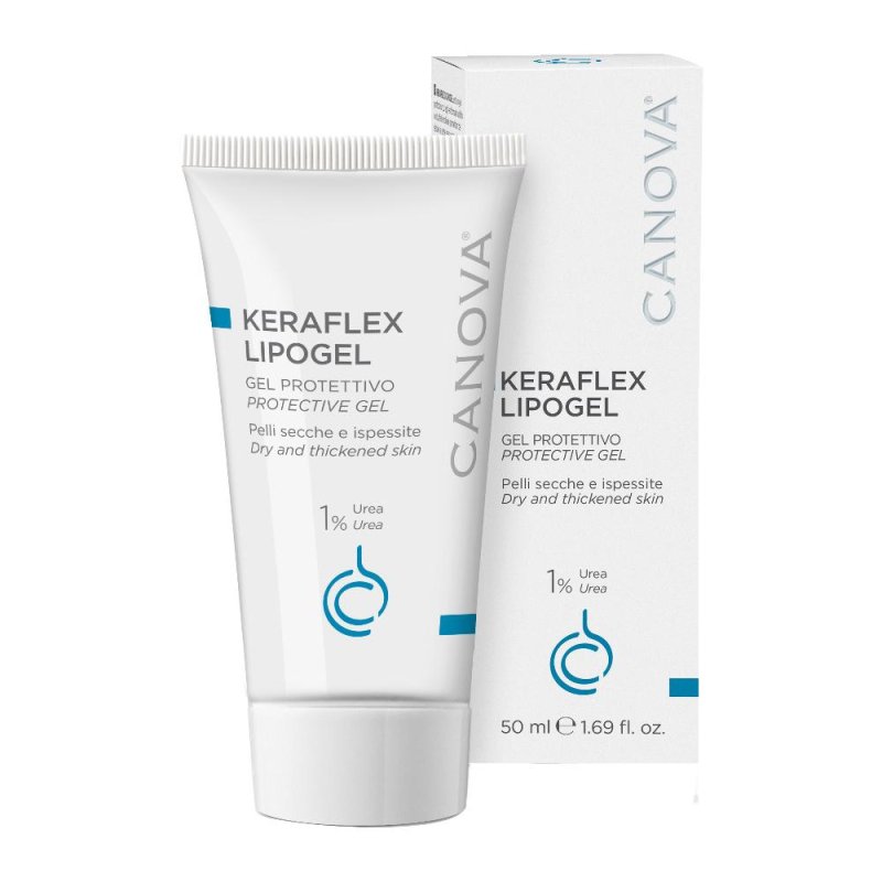 Canova Keraflex Gel Crema 50 ml Trattamento Unghie e Pelle Ispessita Rinforzante Ristrutturante