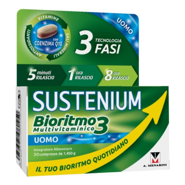 A. menarini Sustenium Bioritmo 3 Uomo Adulto 30 Compresse