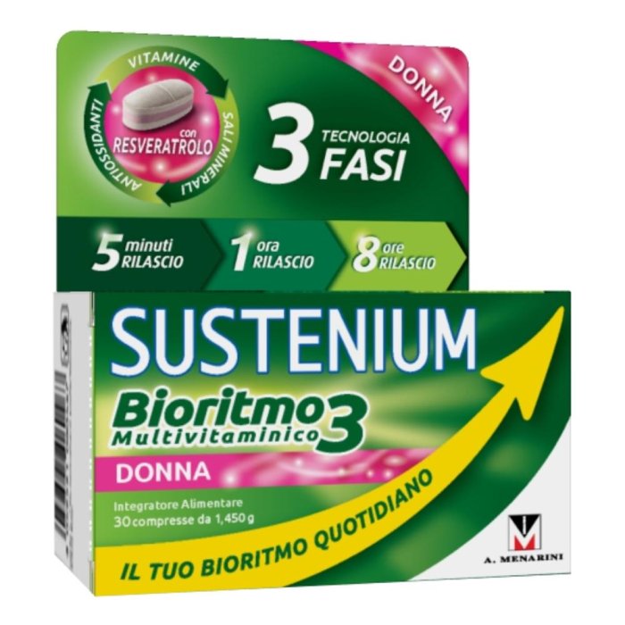 A.menarini Ind.farm.riun. Sustenium Bioritmo3 Donna Adulta 30 Compresse
