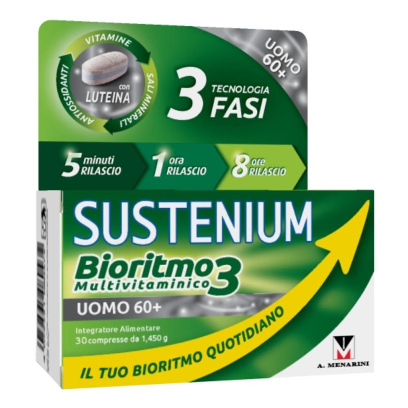 A.menarini Ind.farm.riun. Sustenium Bioritmo3 Uomo 60+ 30 Compresse
