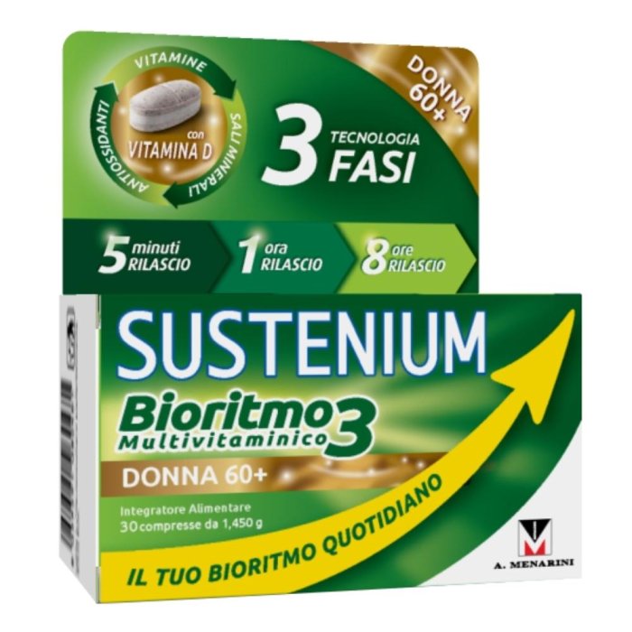 A.menarini Ind.farm.riun. Sustenium Bioritmo3 Donna 60+ 30 Compresse