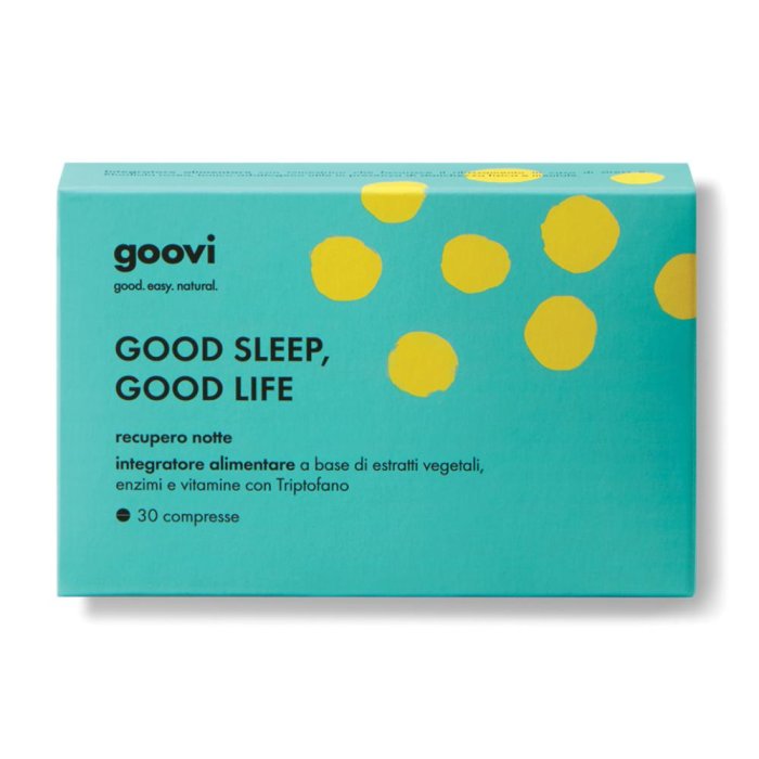 The Good Vibes Company Goovi Recupero Notte 30 Compresse scad 12/20