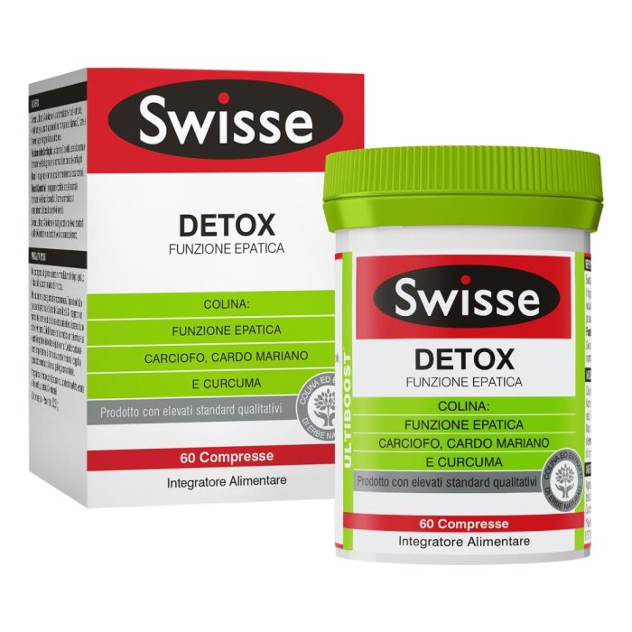 Swisse Funzione Epatica Detox fegato 60 Compresse