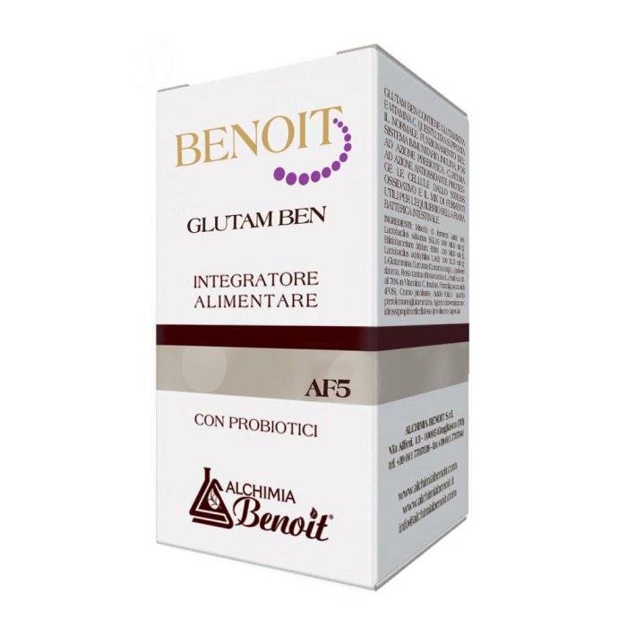 Glutam Ben 30 capsule - integratore a base di glutammina per benessere intestinale