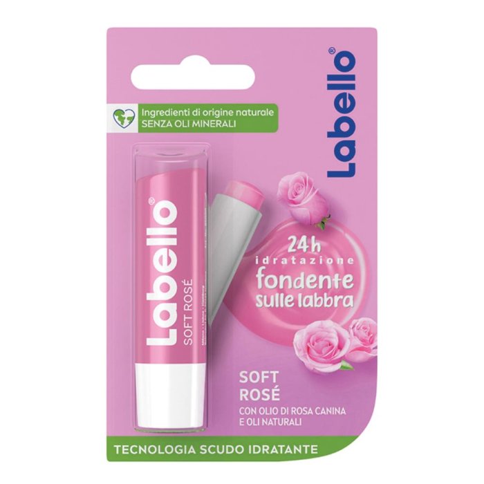 Labello Soft Rose Stick Labbra Idratante 5.5ml