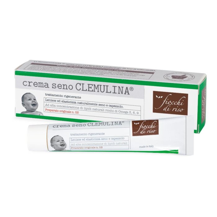 Clemulina Crema Seno 15 ml Trattamento Rassodante Tonificante per la Pelle del Seno