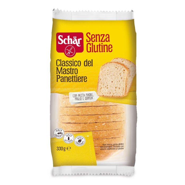 Schar Classico Del Mastro Panettiere Pane Bianco Senza Glutine 330g