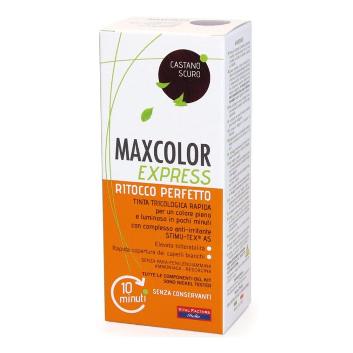 Vital Factors MaxColor Express Ritocco Perfetto Tinta Capelli Castano Scuro