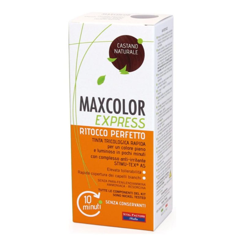 Vital Factors MaxColor Express Ritocco Perfetto Tinta Capelli Castano Naturale