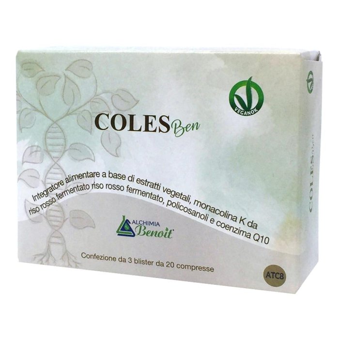 Coles Ben 60 compresse - integratore per controllo del colesterolo
