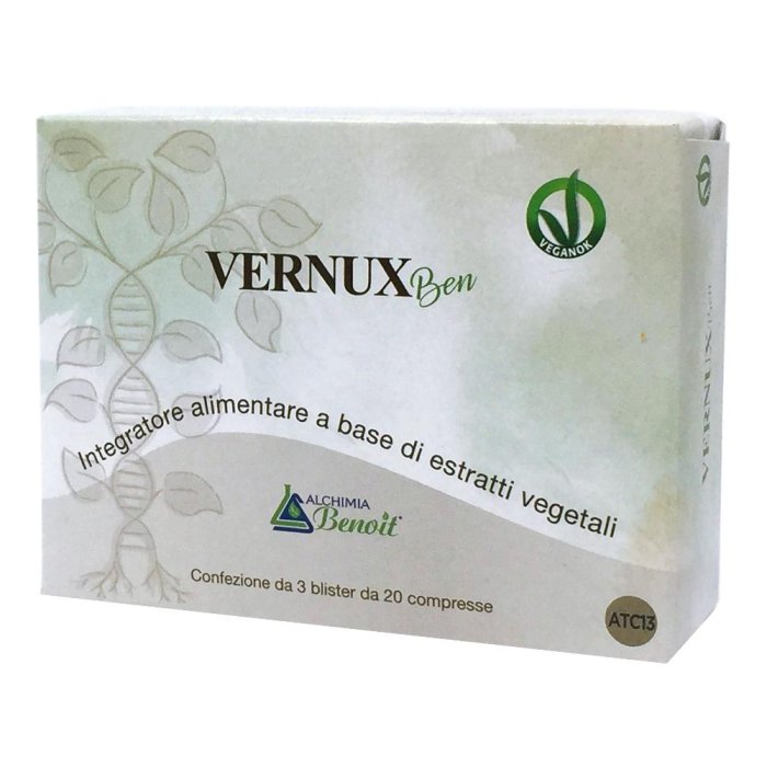Vernux Ben 60 compresse - integratore per benessere vascolare